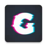 Logo of Glitch Video Maker android Application 